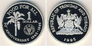 1 Dollar Trinité-et-Tobago Argent 