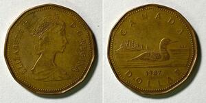 1 Dollar Canada Bronze Elizabeth II (1926-2022)