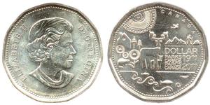 1 Dollar Kanada Bronze Elizabeth II (1926-2022)