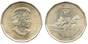 1 Dollar Kanada Bronze Elizabeth II (1926-2022)