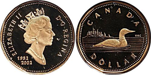 1 Dollar Kanada Bronze Elizabeth II (1926-2022)