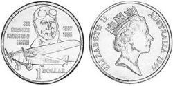 1 Dollar Australia (1939 - ) Copper/Aluminium/Nickel Elizabeth II (1926-2022)