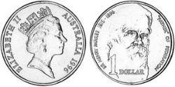 1 Dollar Australia (1939 - ) Copper/Aluminium/Nickel Elizabeth II (1926-2022)