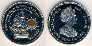 1 Dollar Cook Islands Copper/Nickel 