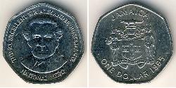 1 Dollar Jamaica (1962 - ) Copper/Nickel 