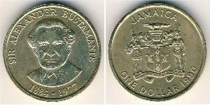 1 Dollar Jamaica (1962 - ) Copper/Nickel 