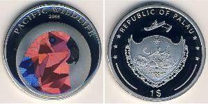 1 Dollar Palau (1994 - ) Copper/Nickel 