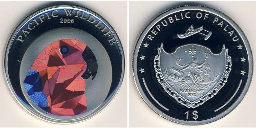 1 Dollar Palau (1994 - ) Copper/Nickel 