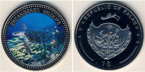 1 Dollar Palau (1994 - ) Copper/Nickel 