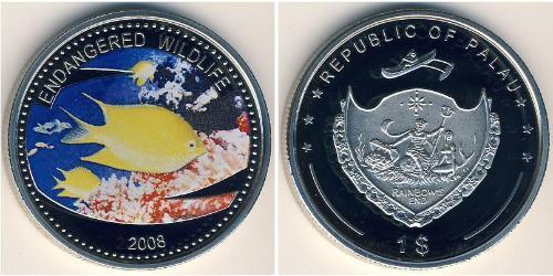 1 Dollar Palau (1994 - ) Copper/Nickel 