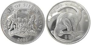 1 Dollar Sierra Leone (1961 - ) Copper/Nickel 