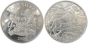 1 Dollar Sierra Leone (1961 - ) Copper/Nickel 