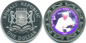 1 Dollar Somalia (1960 - ) Copper/Nickel 