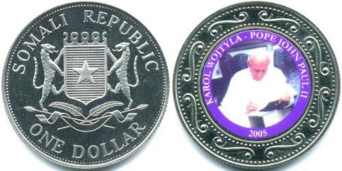 1 Dollar Somalia (1960 - ) Copper/Nickel 