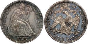 1 Dollar USA (1776 - ) Copper/Silver 