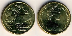 1 Dollar Australie (1939 - ) Cuivre/Aluminium/Nickel Elizabeth II (1926-2022)