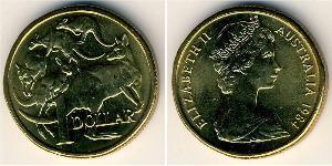 1 Dollar Australie (1939 - ) Cuivre/Aluminium/Nickel Elizabeth II (1926-2022)