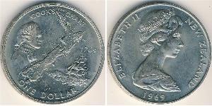 1 Dollar Nouvelle-Zélande Cuivre/Nickel 