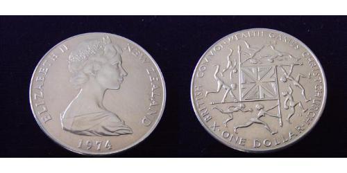 1 Dollar Nouvelle-Zélande Cuivre/Nickel Elizabeth II (1926-2022)