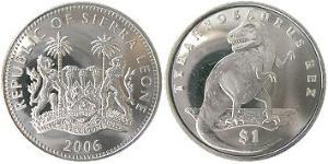 1 Dollar Sierra Leone (1961 - ) Cuivre/Nickel 