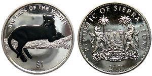 1 Dollar Sierra Leone (1961 - ) Cuivre/Nickel 