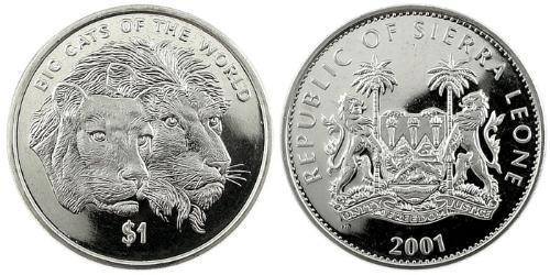 1 Dollar Sierra Leone (1961 - ) Cuivre/Nickel 