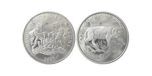 1 Dollar Sierra Leone (1961 - ) Cuivre/Nickel 