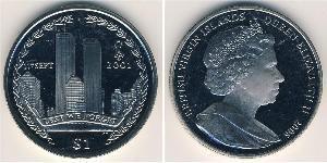 1 Dollar Îles Vierges Cuivre/Nickel 