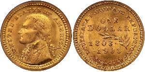 1 Dollar USA (1776 - ) Gold Thomas Jefferson (1743-1826)