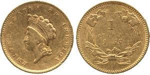 1 Dollar USA (1776 - ) Gold 