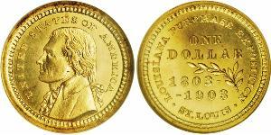 1 Dollar USA (1776 - ) Gold Thomas Jefferson (1743-1826)