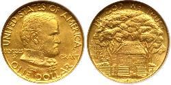 1 Dollar Vereinigten Staaten von Amerika (1776 - ) Gold Ulysses S. Grant (1822-1885)