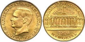 1 Dollar Vereinigten Staaten von Amerika (1776 - ) Gold William McKinley, Jr. (1843 - 1901)