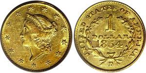 1 Dollar Vereinigten Staaten von Amerika (1776 - ) Gold 