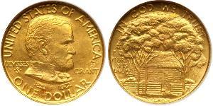 1 Dollar Vereinigten Staaten von Amerika (1776 - ) Gold Ulysses S. Grant (1822-1885)