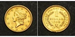 1 Dollar Vereinigten Staaten von Amerika (1776 - ) Gold 