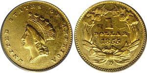 1 Dollar Vereinigten Staaten von Amerika (1776 - ) Gold 