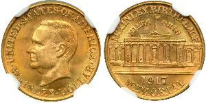 1 Dollar Vereinigten Staaten von Amerika (1776 - ) Gold William McKinley, Jr. (1843 - 1901)