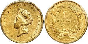1 Dollar Vereinigten Staaten von Amerika (1776 - ) Gold 