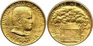 1 Dollar Vereinigten Staaten von Amerika (1776 - ) Gold Ulysses S. Grant (1822-1885)