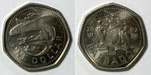 1 Dollar Barbados Kupfer/Nickel 