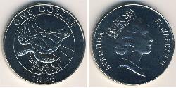 1 Dollar Bermuda Kupfer/Nickel Elizabeth II (1926-2022)