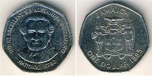 1 Dollar Jamaika (1962 - ) Kupfer/Nickel 