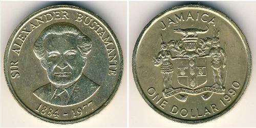 1 Dollar Jamaika (1962 - ) Kupfer/Nickel 