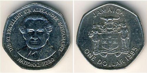 1 Dollar Jamaika (1962 - ) Kupfer/Nickel 