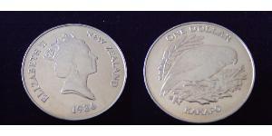 1 Dollar Neuseeland Kupfer/Nickel Elizabeth II (1926-2022)