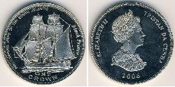 1 Dollar Tristan da Cunha Kupfer/Nickel Elizabeth II (1926-2022)