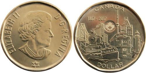 1 Dollar Kanada Messing/Stahl Elizabeth II (1926-2022)