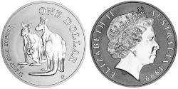 1 Dollar Australien (1939 - ) Silber Elizabeth II (1926-2022)