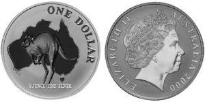 1 Dollar Australien (1939 - ) Silber Elizabeth II (1926-2022)